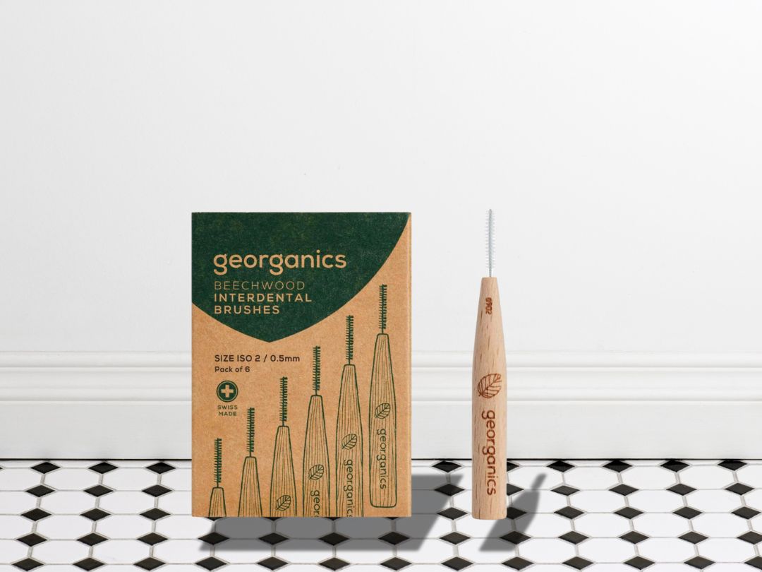 Mezizubní kartáčky z bukového dřeva - 0,5 - Georganics 